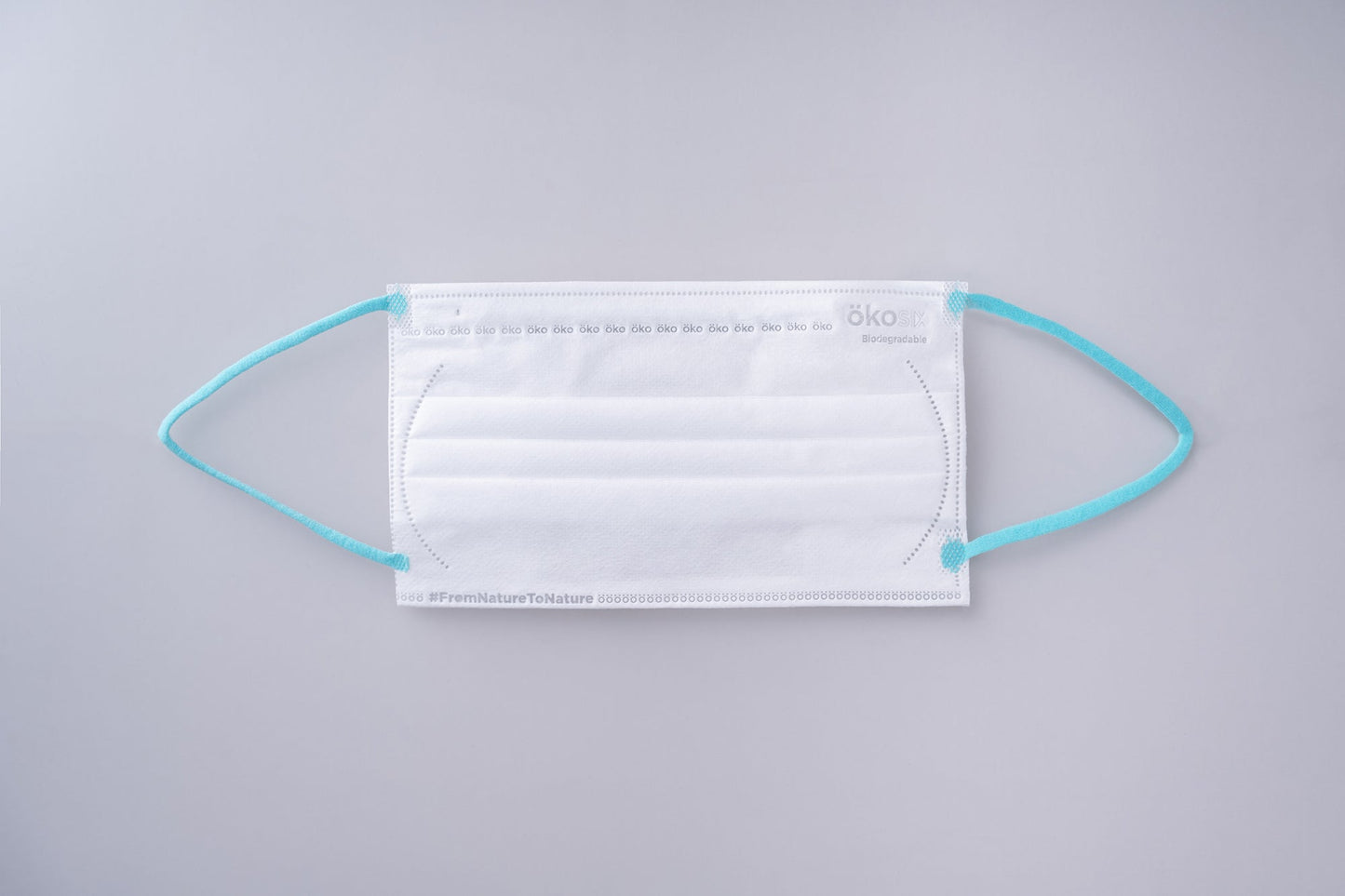 ÖKOSIX® Fully Biodegradable Level 3 Surgical Mask - Flat mask - Kid - White - 36 pieces per box