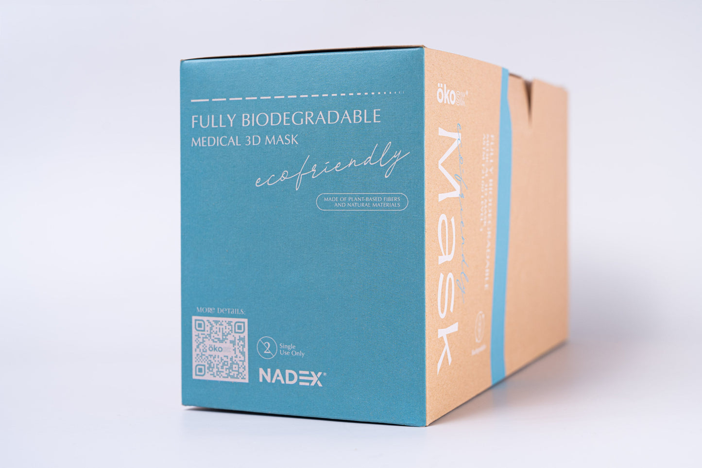 ÖKOSIX® 可完全生物降解Level 3口罩 兒童S碼 白色 36個裝