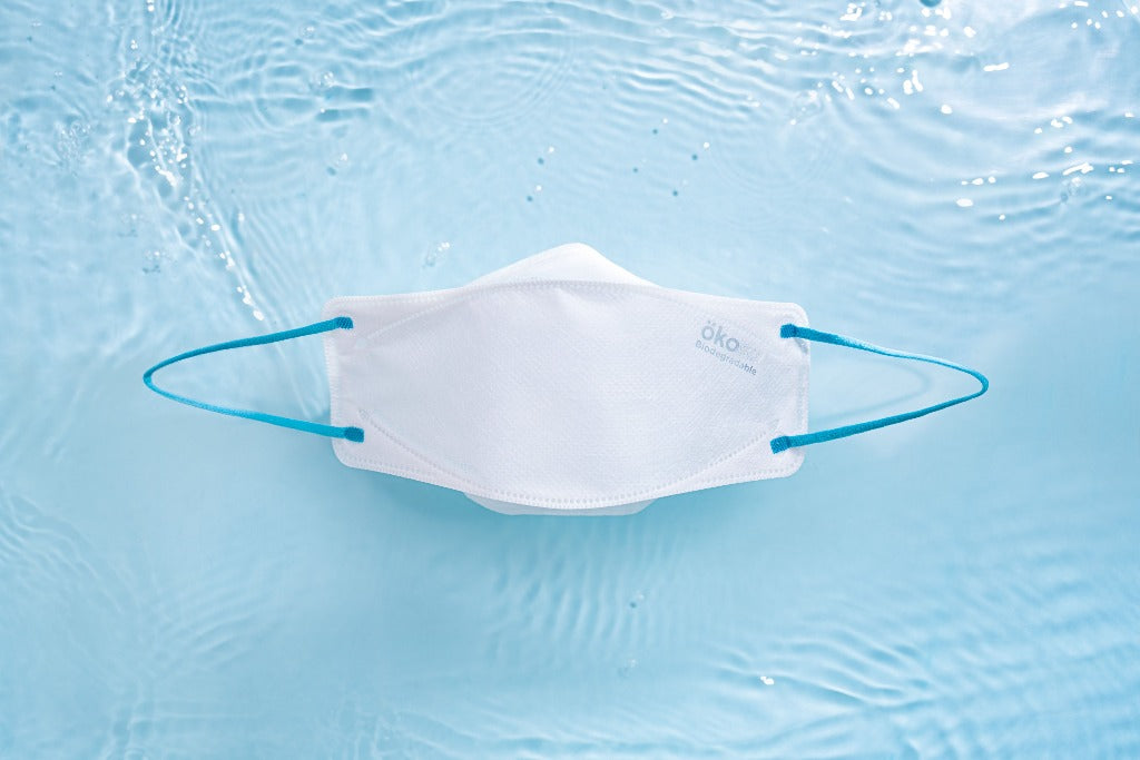 ÖKOSIX® 可完全生物降解Level 3口罩 成人M碼 白色 36個裝