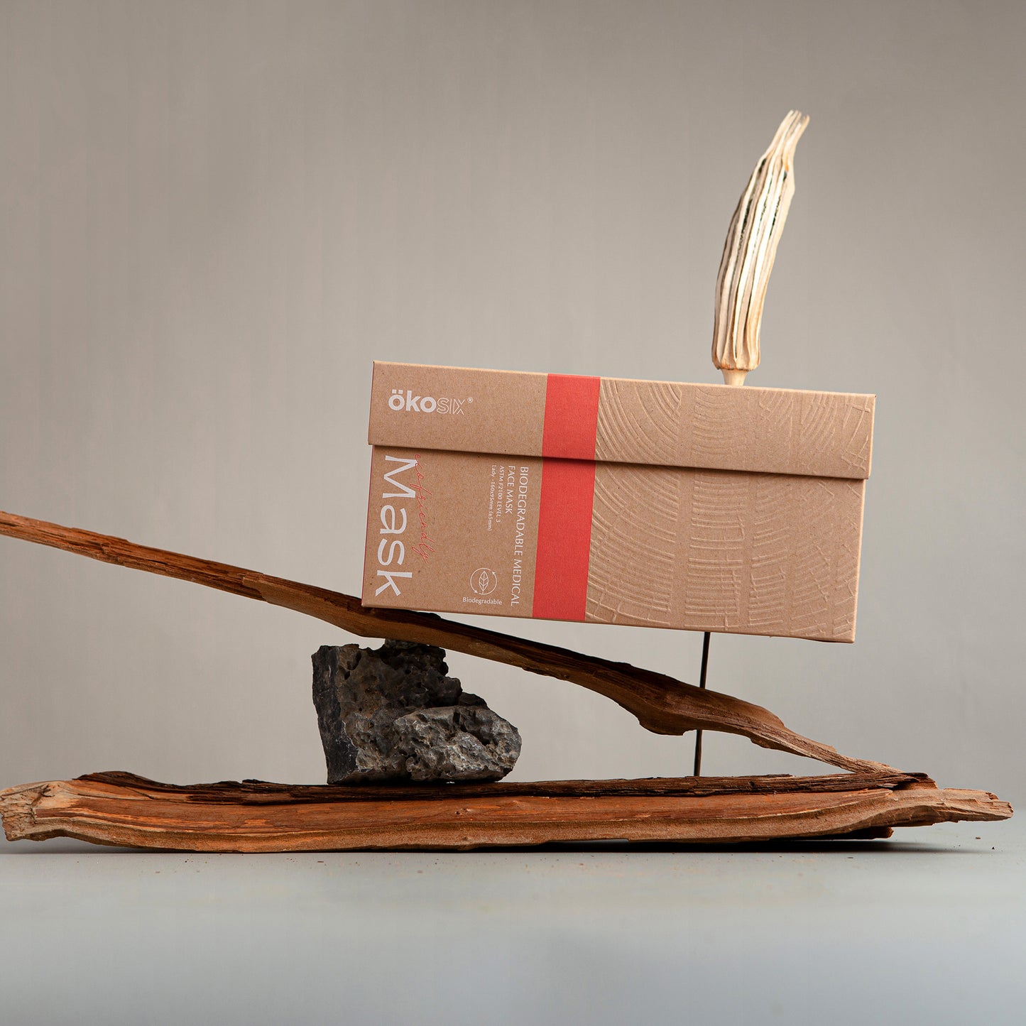 ÖKOSIX® 可完全生物降解 Level-3 口罩 成人S 碼 (女士) 白色 36個裝