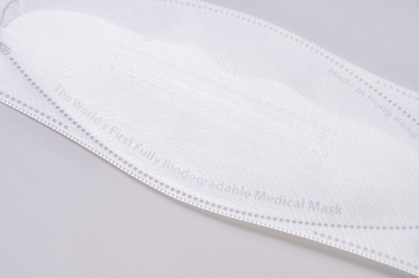 OKOsix® Fully Biodegradable Level 3 Surgical Mask - Kid L - White - 36 pieces per box