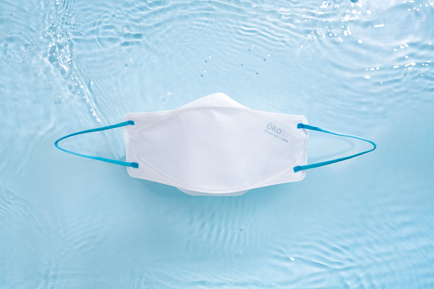 OKOsix® Fully Biodegradable Level 3 Surgical Mask - Adult S - White - 6 pieces per box