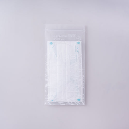 ÖKOSIX® 可完全生物降解 Level-3 口罩成人M碼白色6個裝